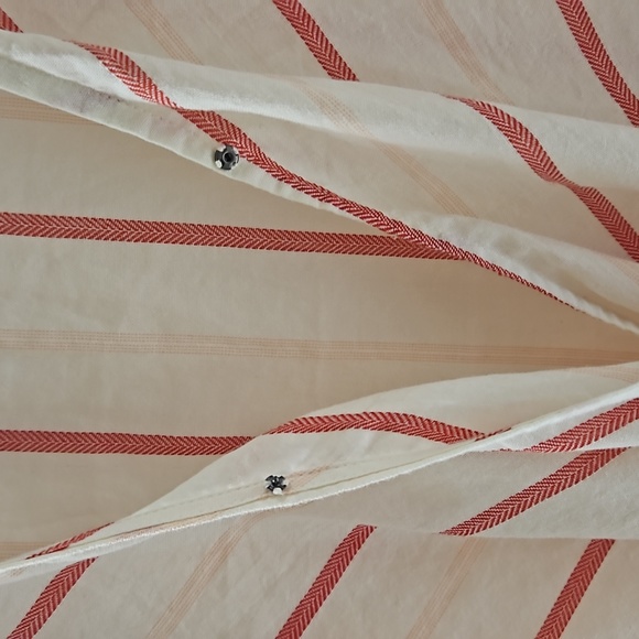 New, Madewell Montpellier stripe wrap top with sash ties women's size XXL - Picture 8 of 13